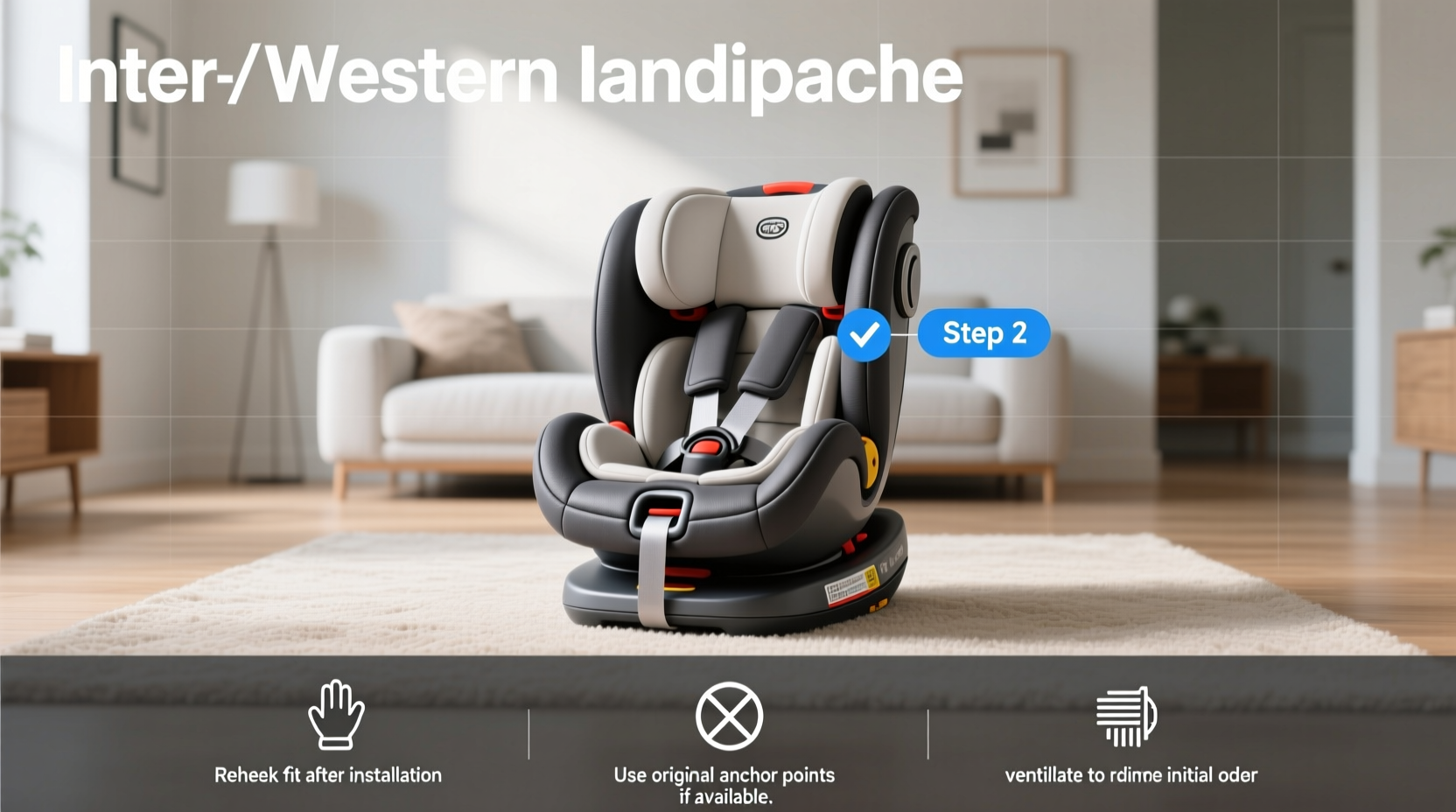 booster seat in middle