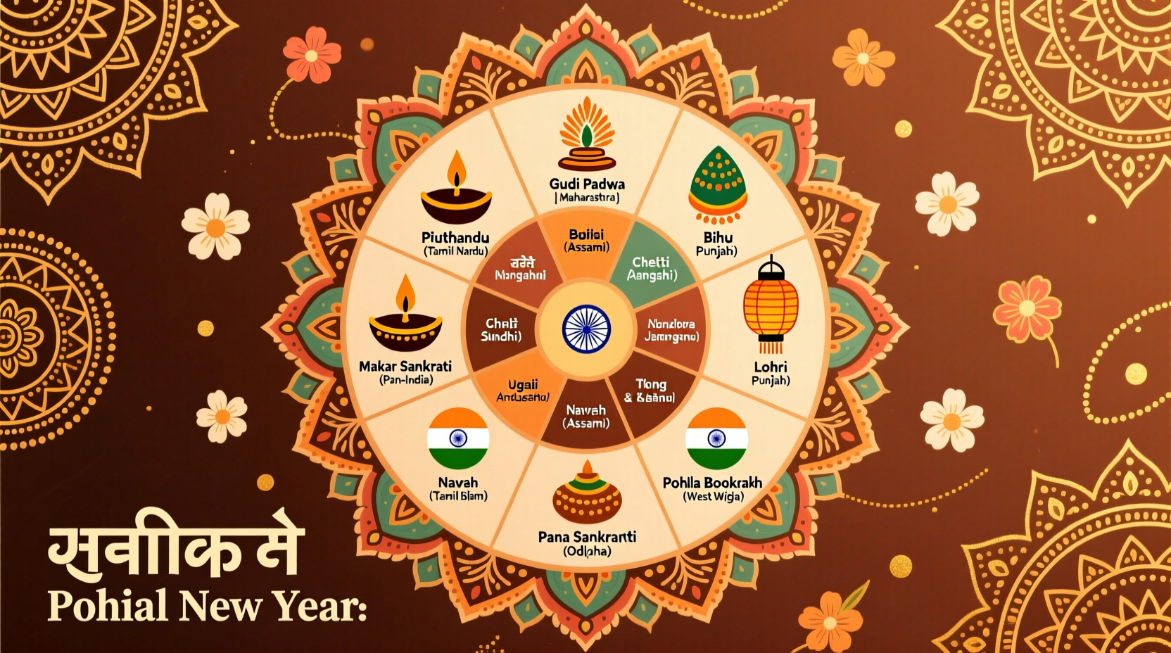 how many new year in india