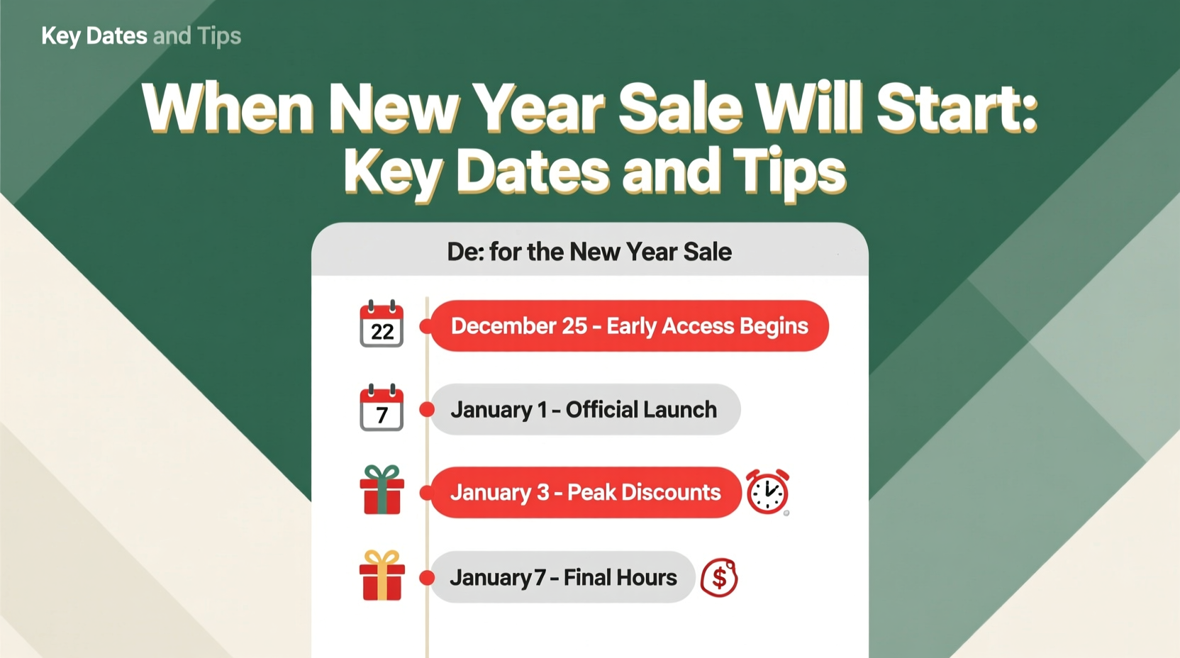 when new year sale will start