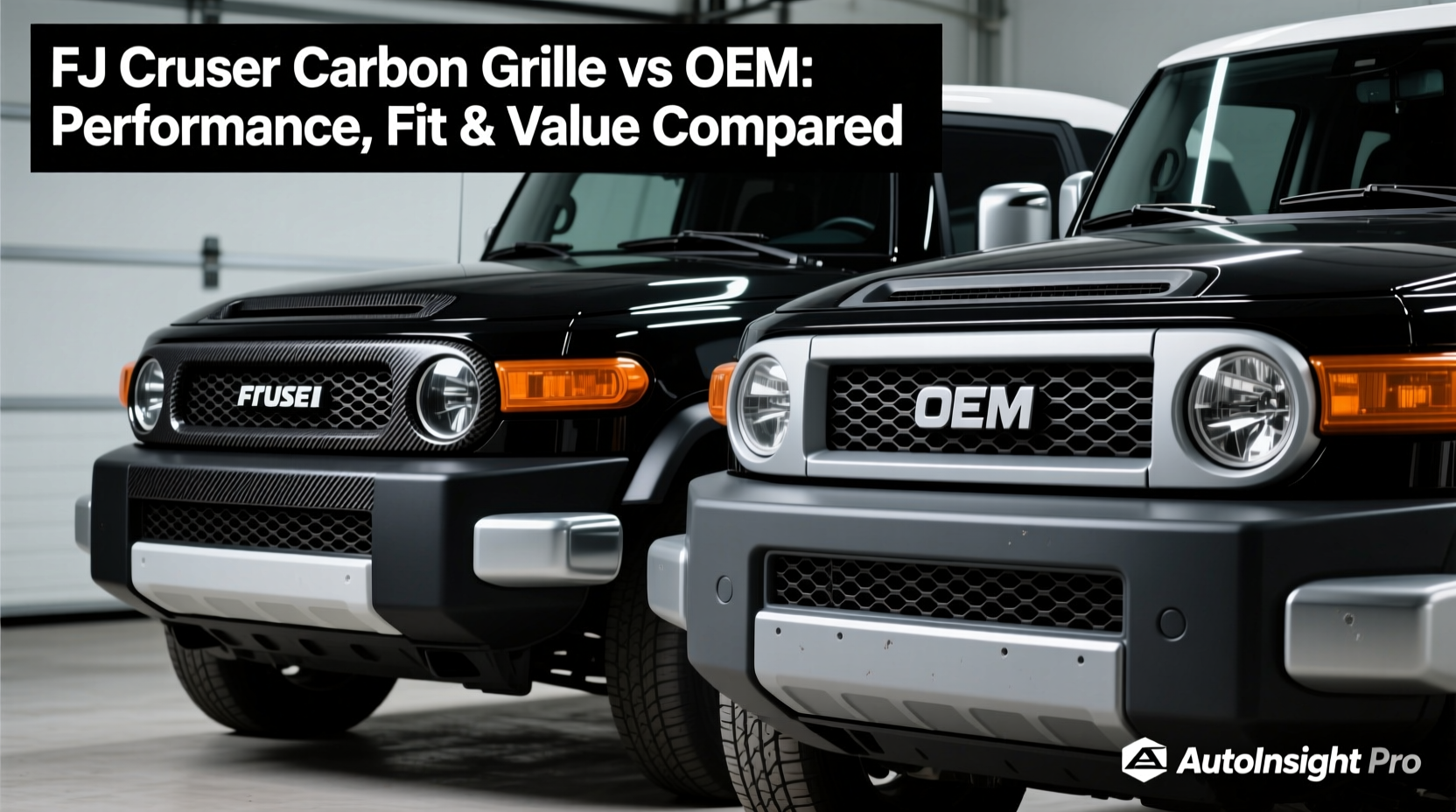 fj cruiser carbon grille vs oem
