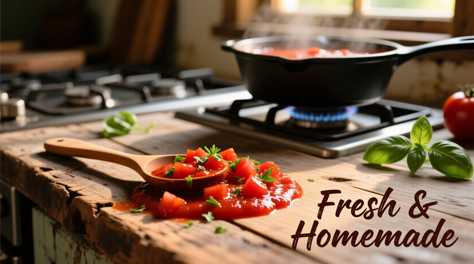 homemade fresh tomato sauce