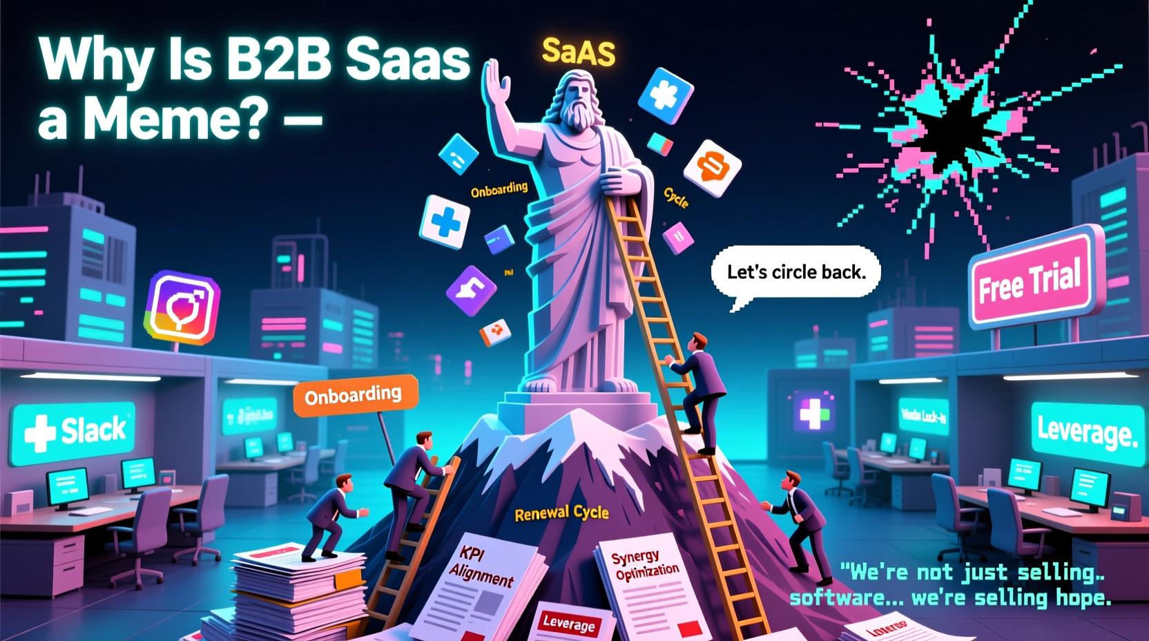 why is b2b saas a meme