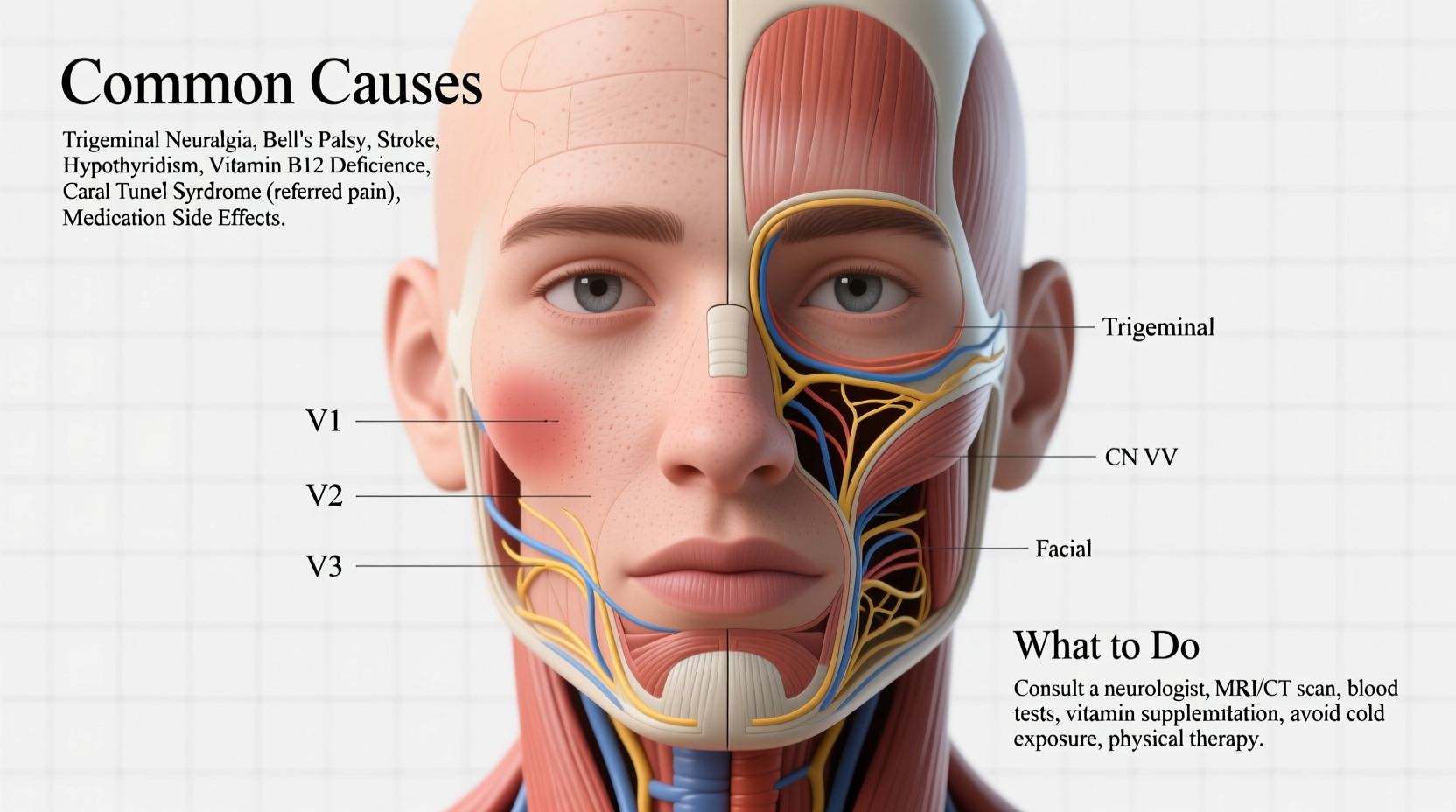 why does my face feel numb common causes what to do 2
