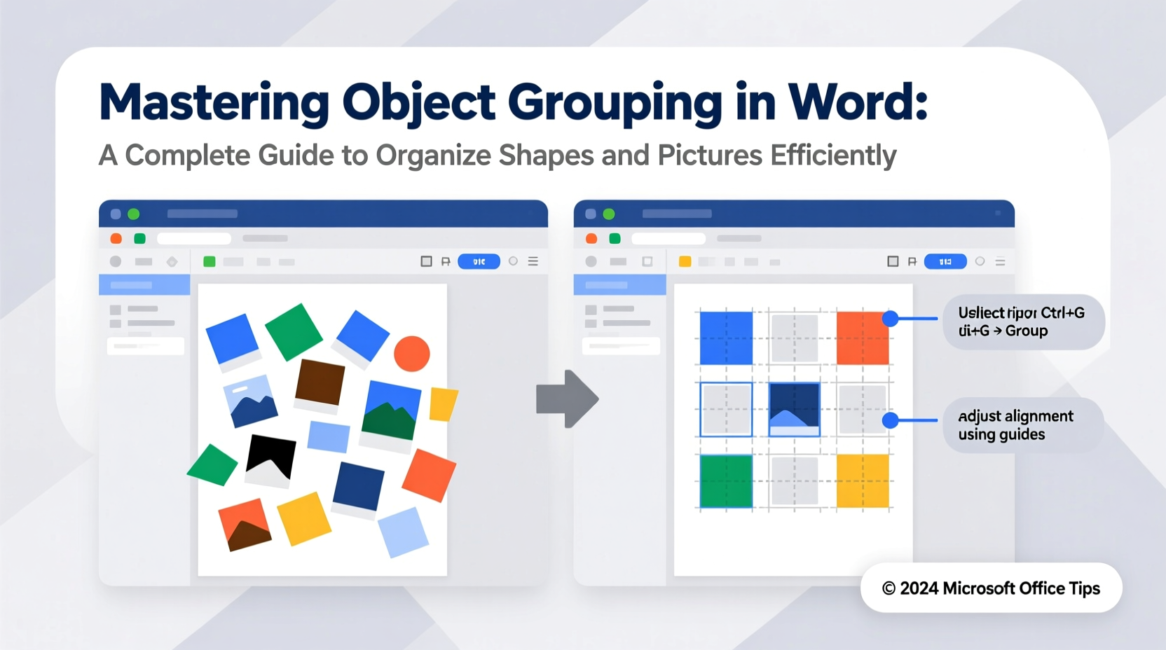 mastering object grouping in word a complete guide to organize shapes and pictures efficiently