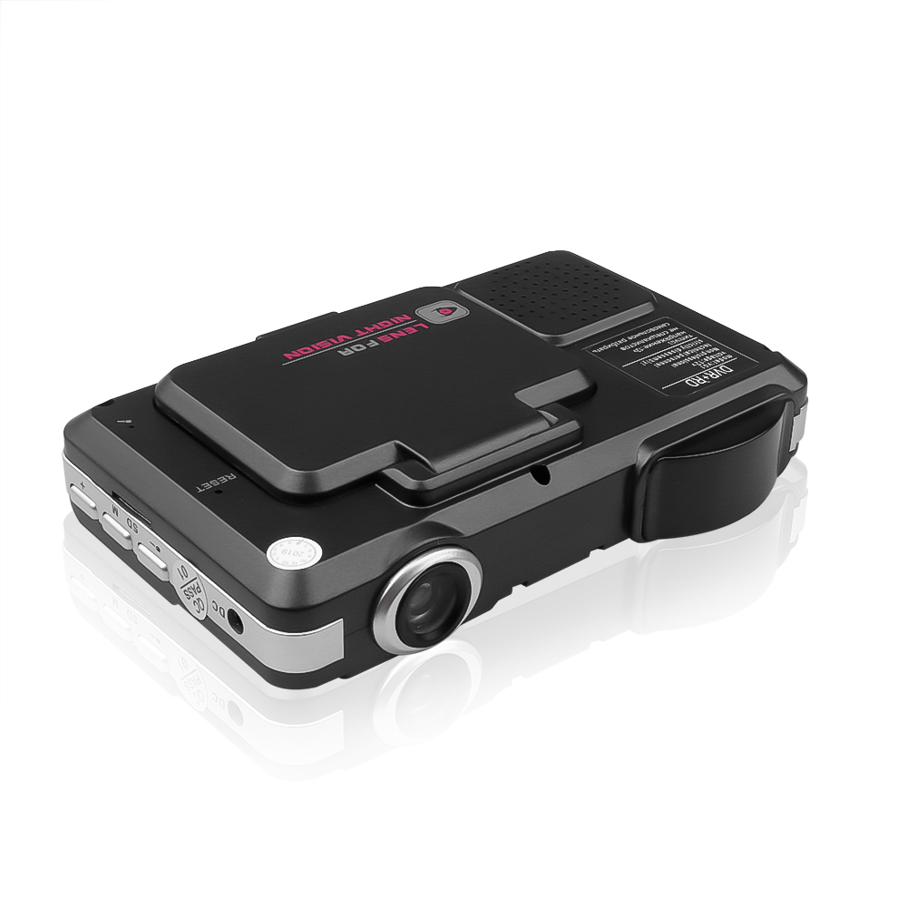 wholesale 2 合 1 车载 dvr 雷达探测器 1080p 内置 g-传感器 170 度