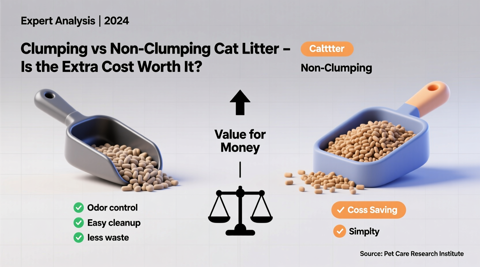 clumping vs non clumping cat litter is the extra cost really worth it