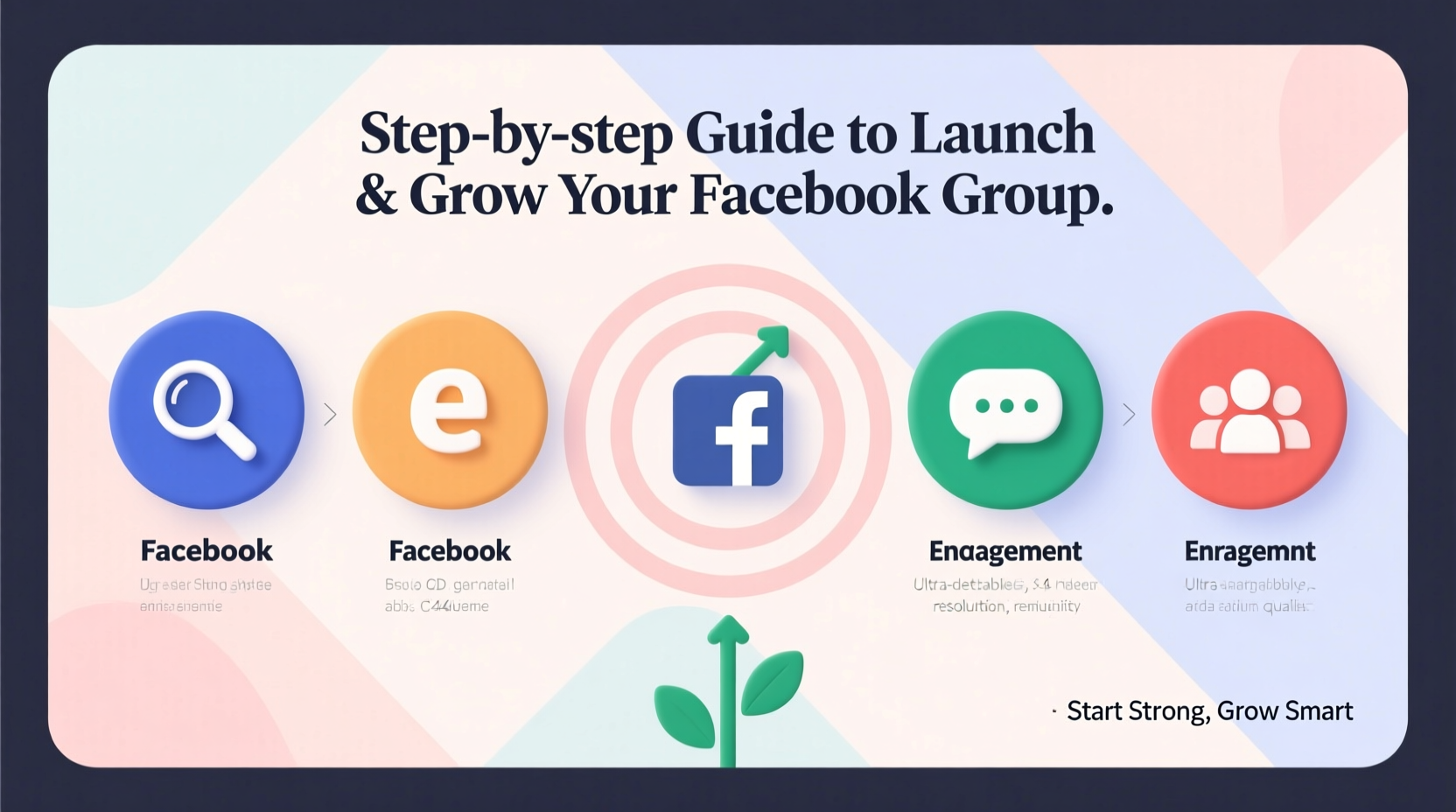 step by step guide to successfully launch and grow your facebook group page