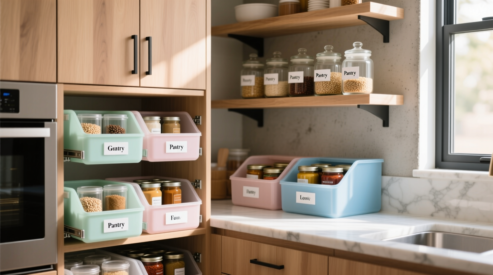 pantry storage and organization