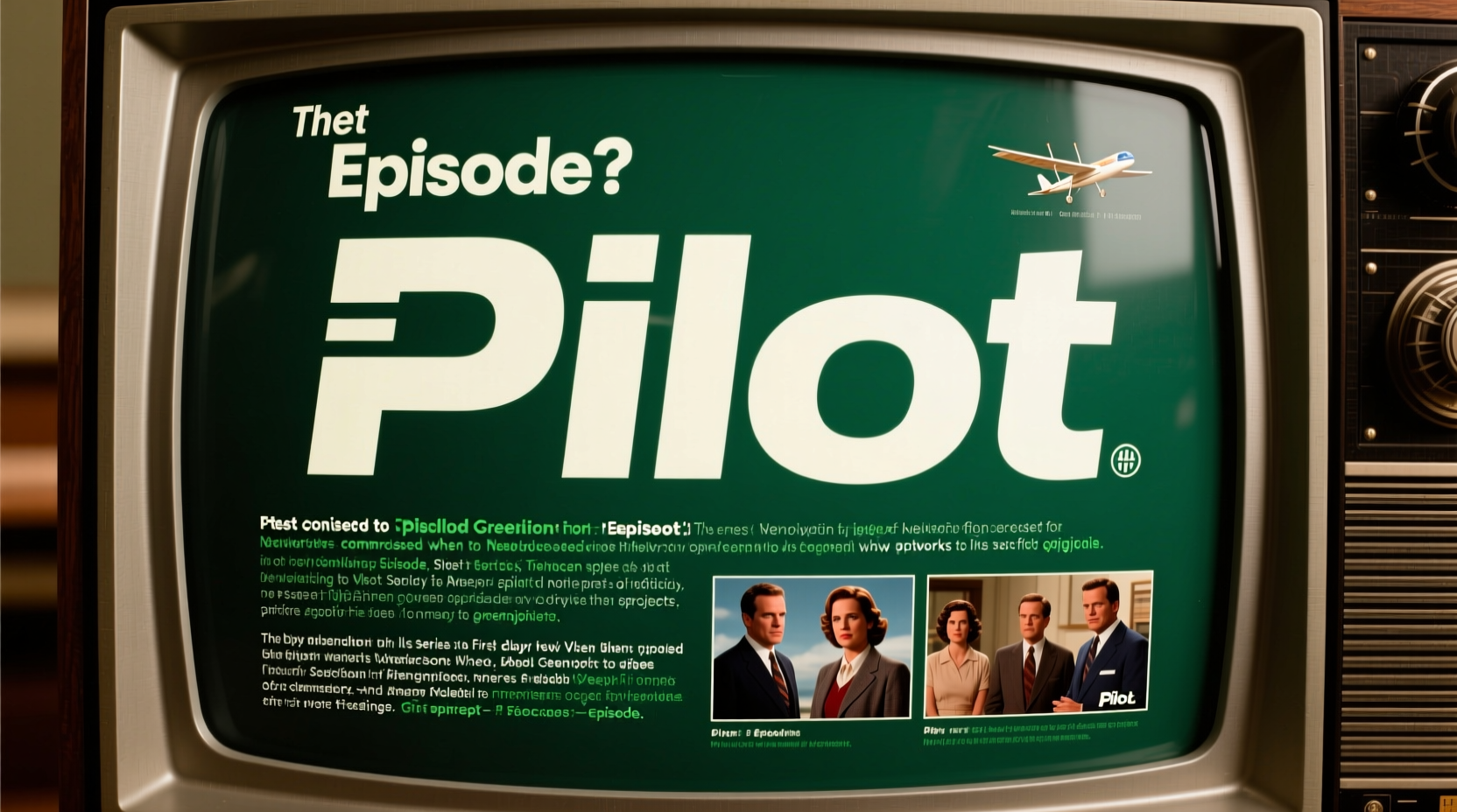 why is the first episode called a pilot origins explained