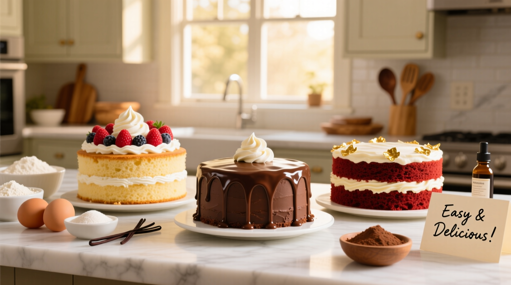 delicious and easy cake recipes for every skill level