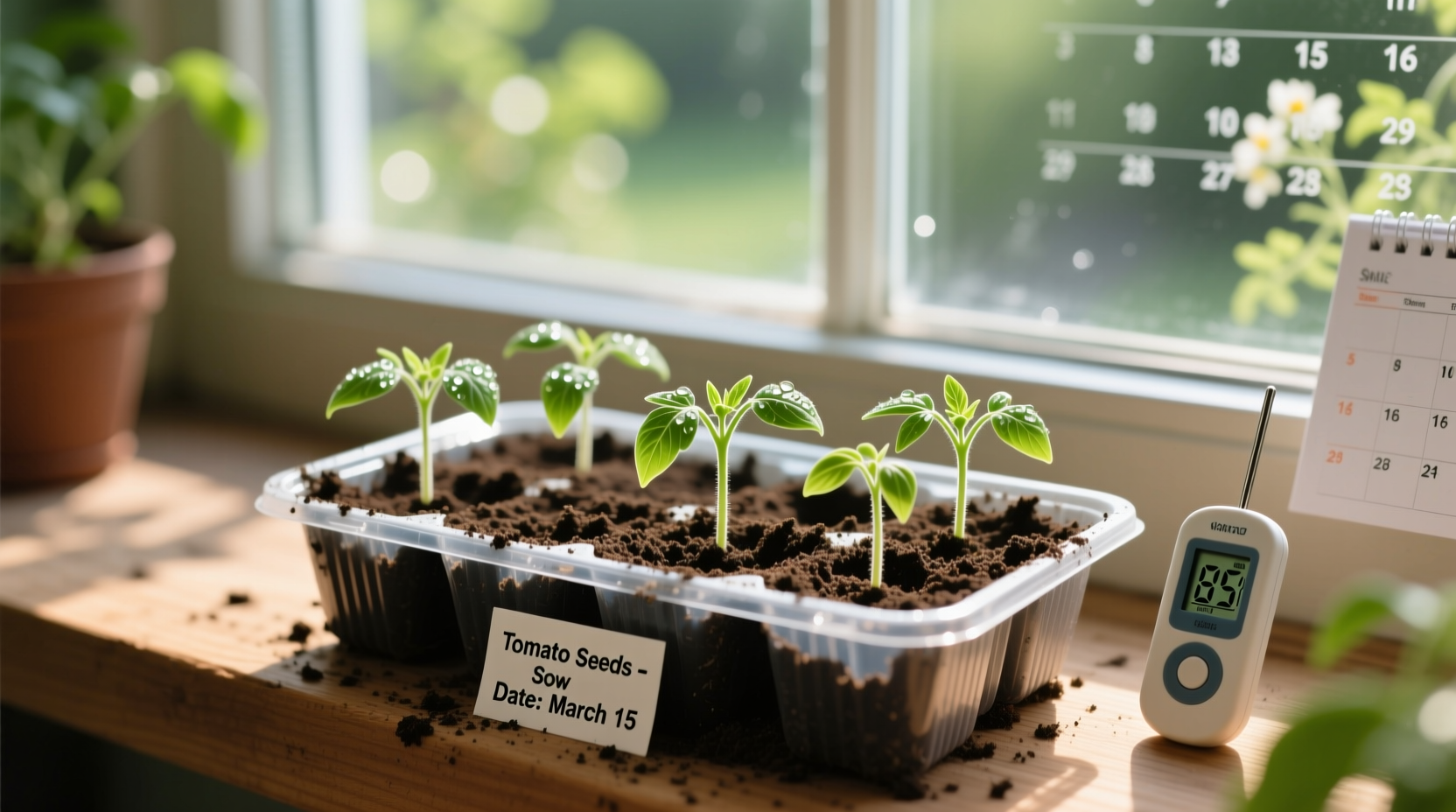 when to start tomato seeds indoor