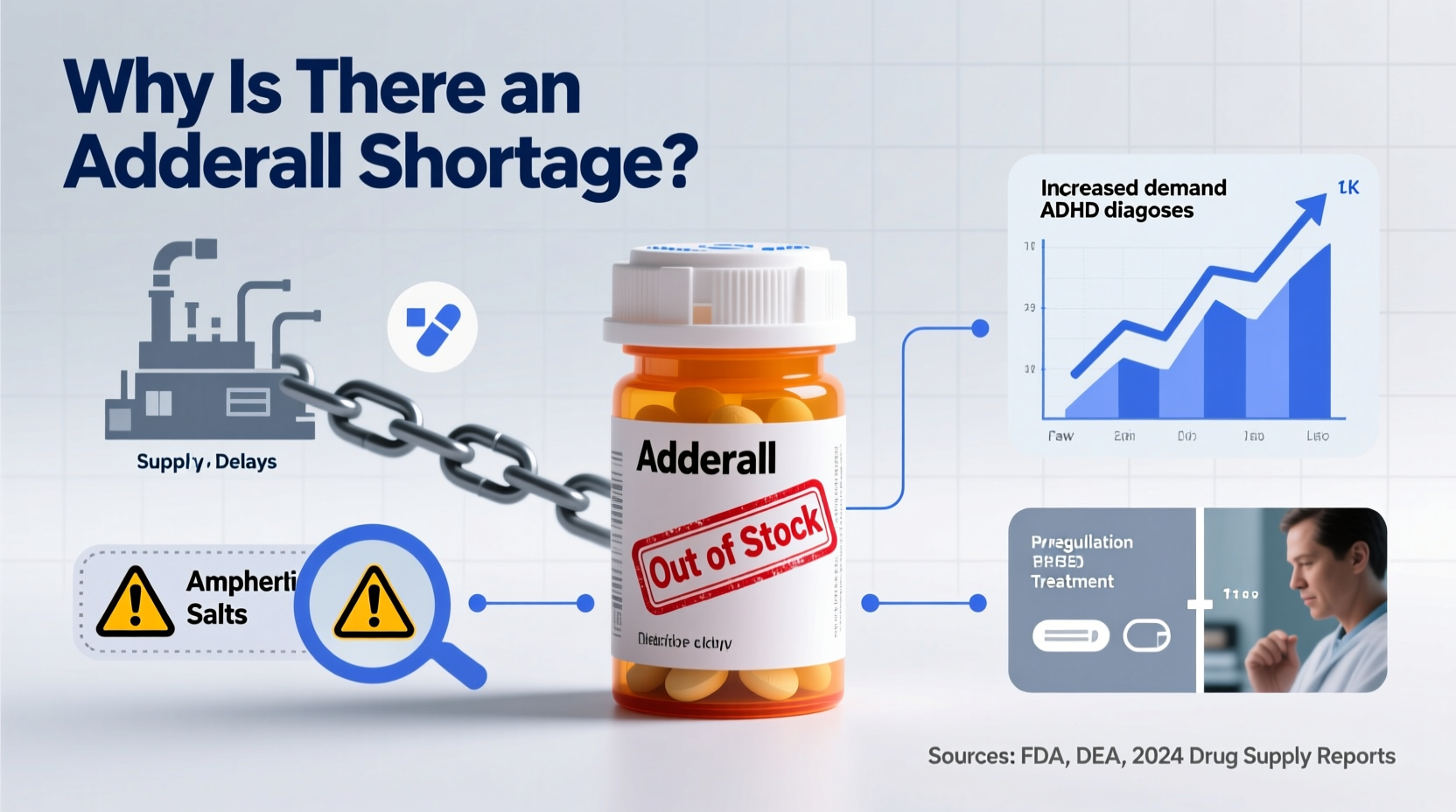 why is there an adderall shortage causes what to know