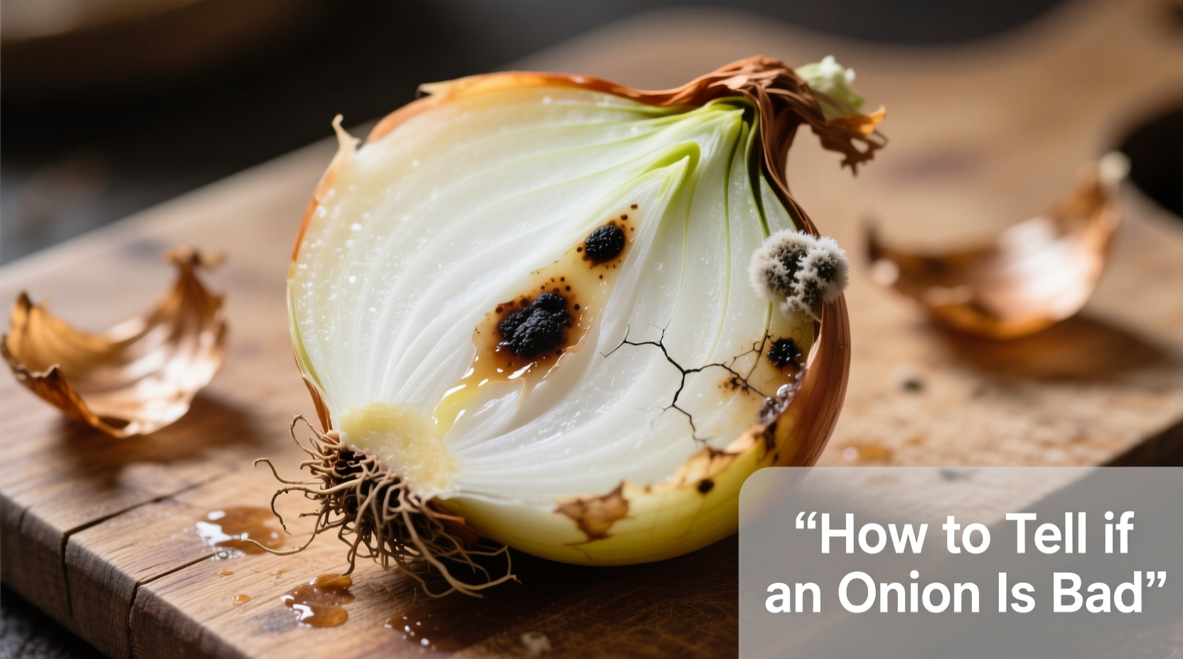how do you know if an onion is bad