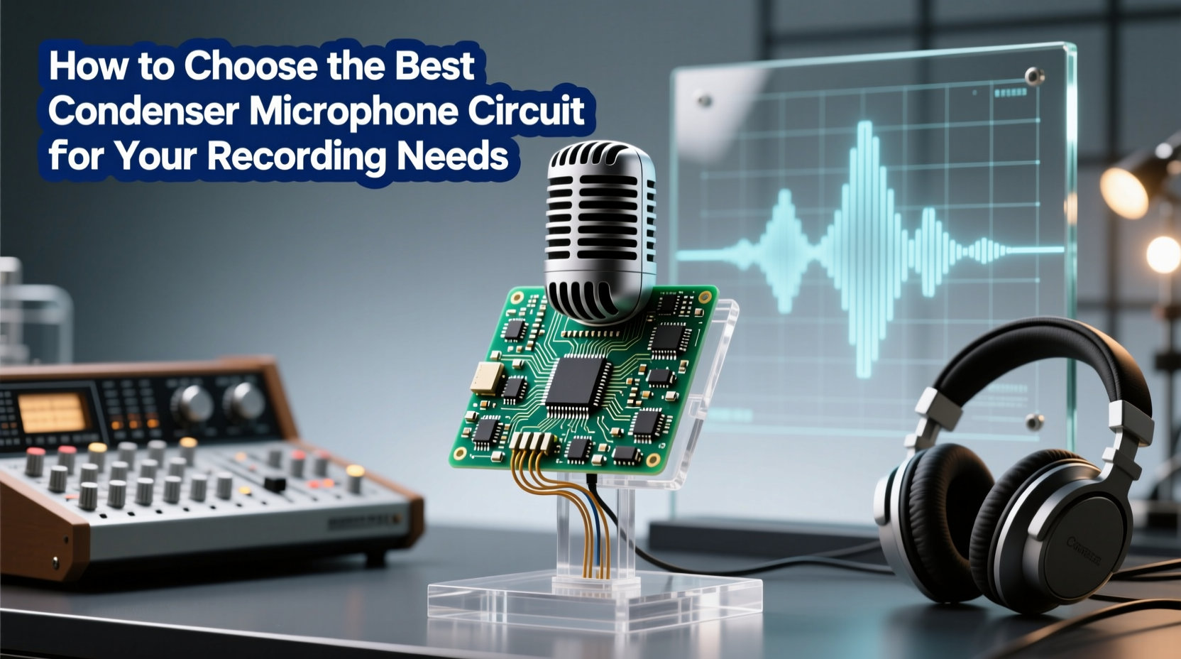 condenser microphone circuit