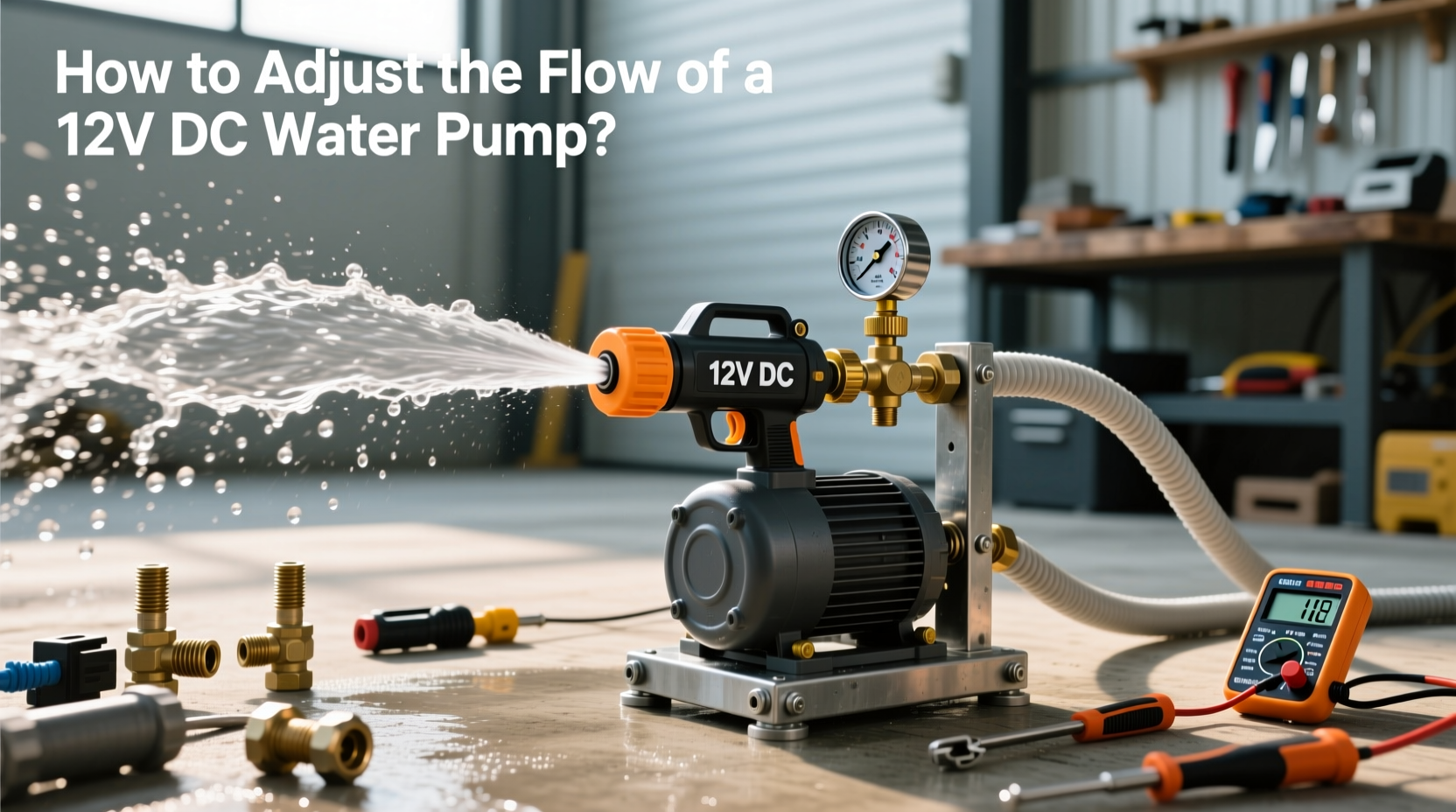 How to choose 12v water gun,How to adjust the flow of a 12 volt DC water pump?