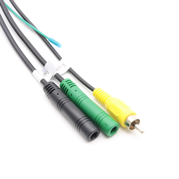 Security Camera Video Monitoring Cable Wire Harness Twisted Pair 5.0mm Diamater