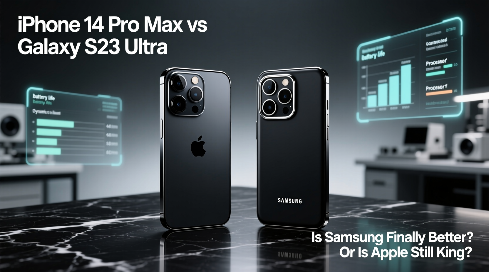 iphone 14 pro max vs galaxy s23 ultra is samsung finally better or is apple still king