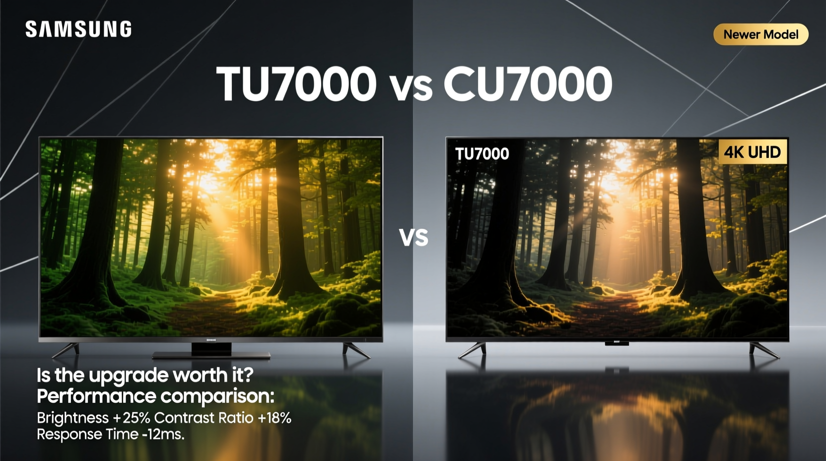 samsung cu7000 vs tu7000 is the newer model really worth the upgrade