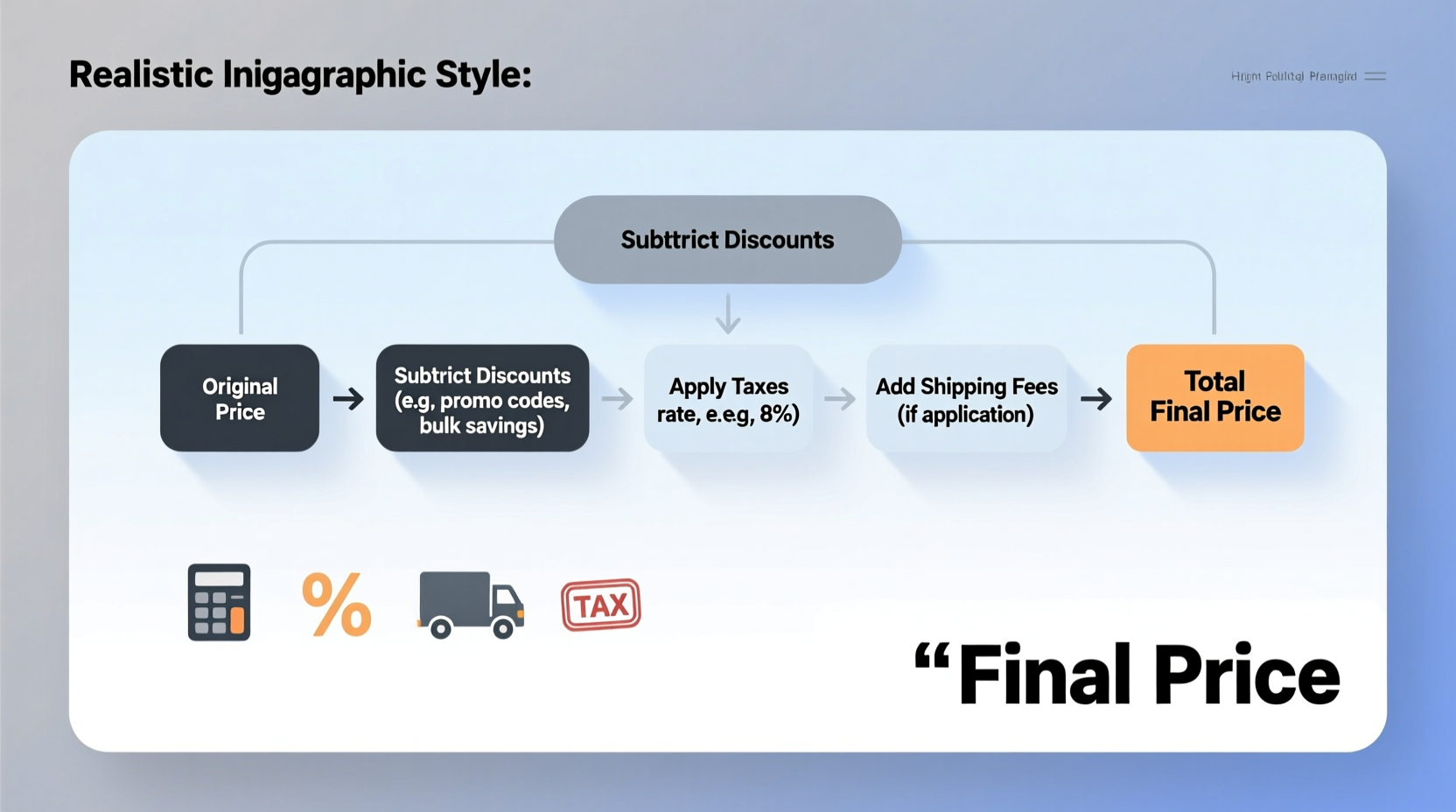 how to accurately calculate the final price of a sale a step by step guide