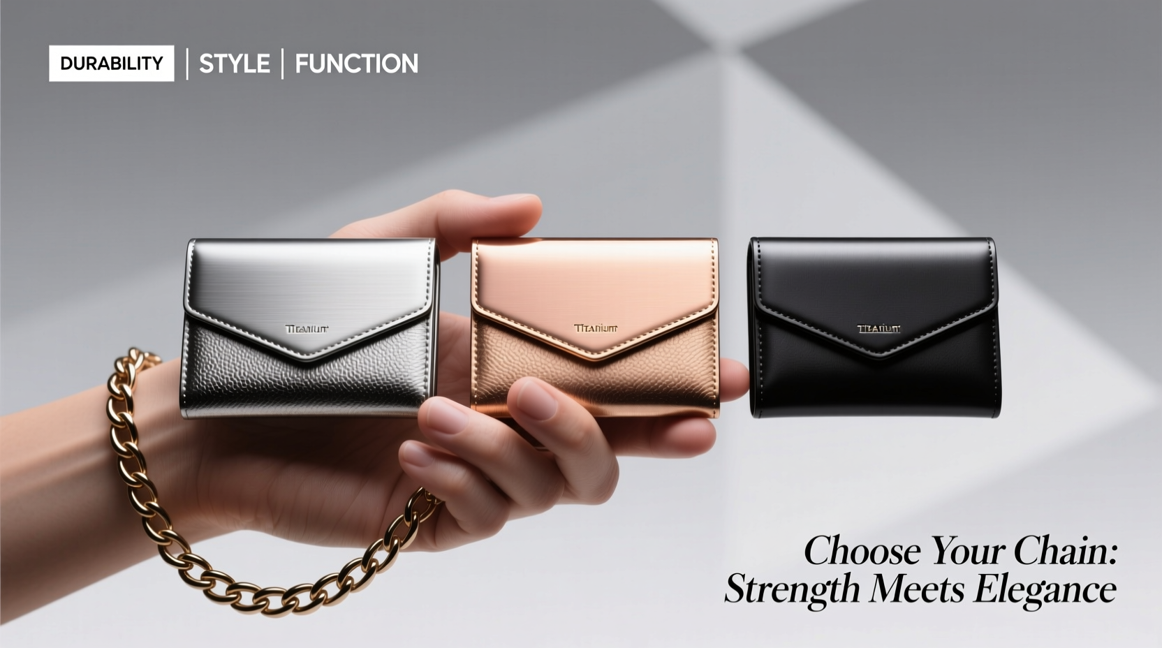 choosing the perfect metal for your wallet chain a guide to durability style and functionality