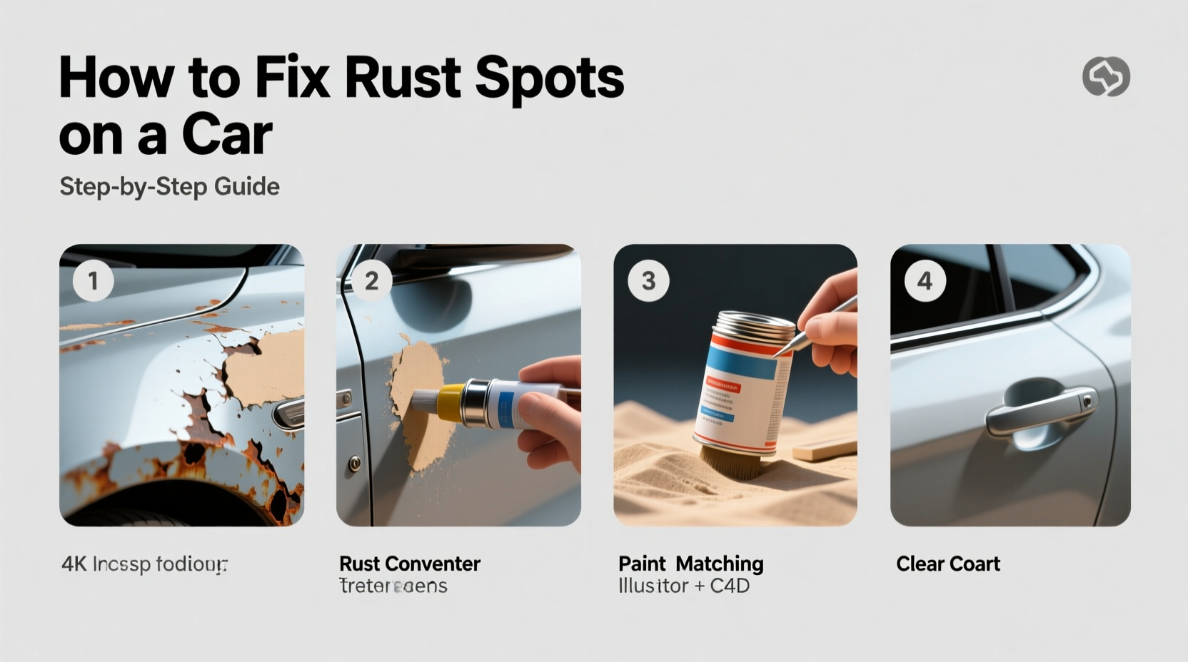 how do you fix rust spots on a car