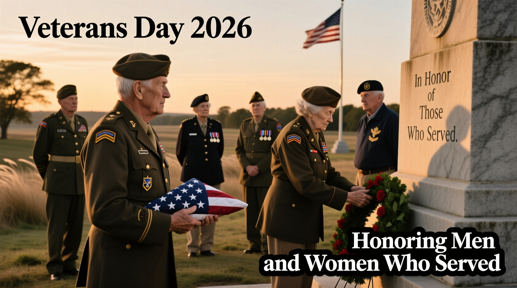 veterans day men womena