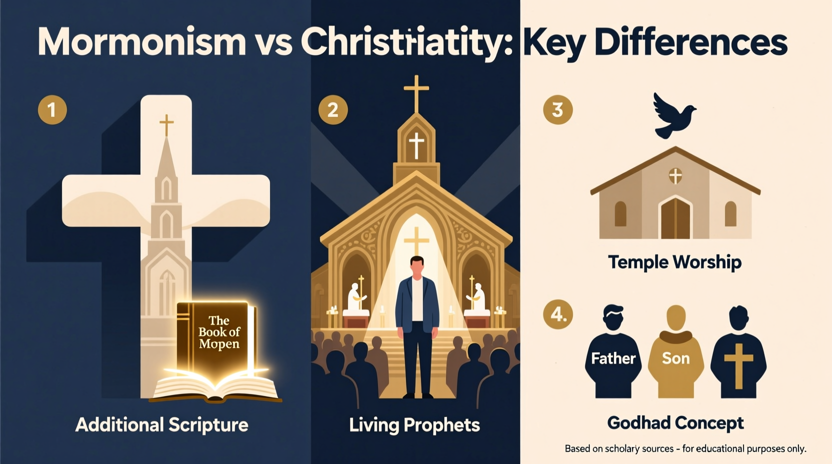 why arent mormons considered christian key differences