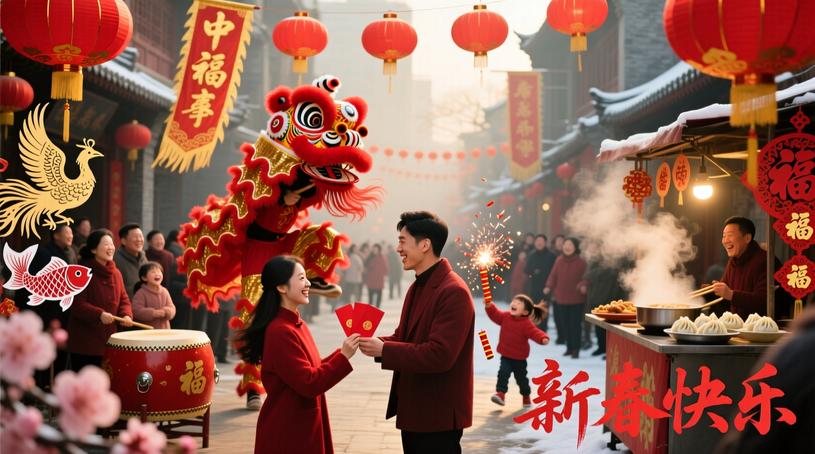 how do people celebrate the chinese new year