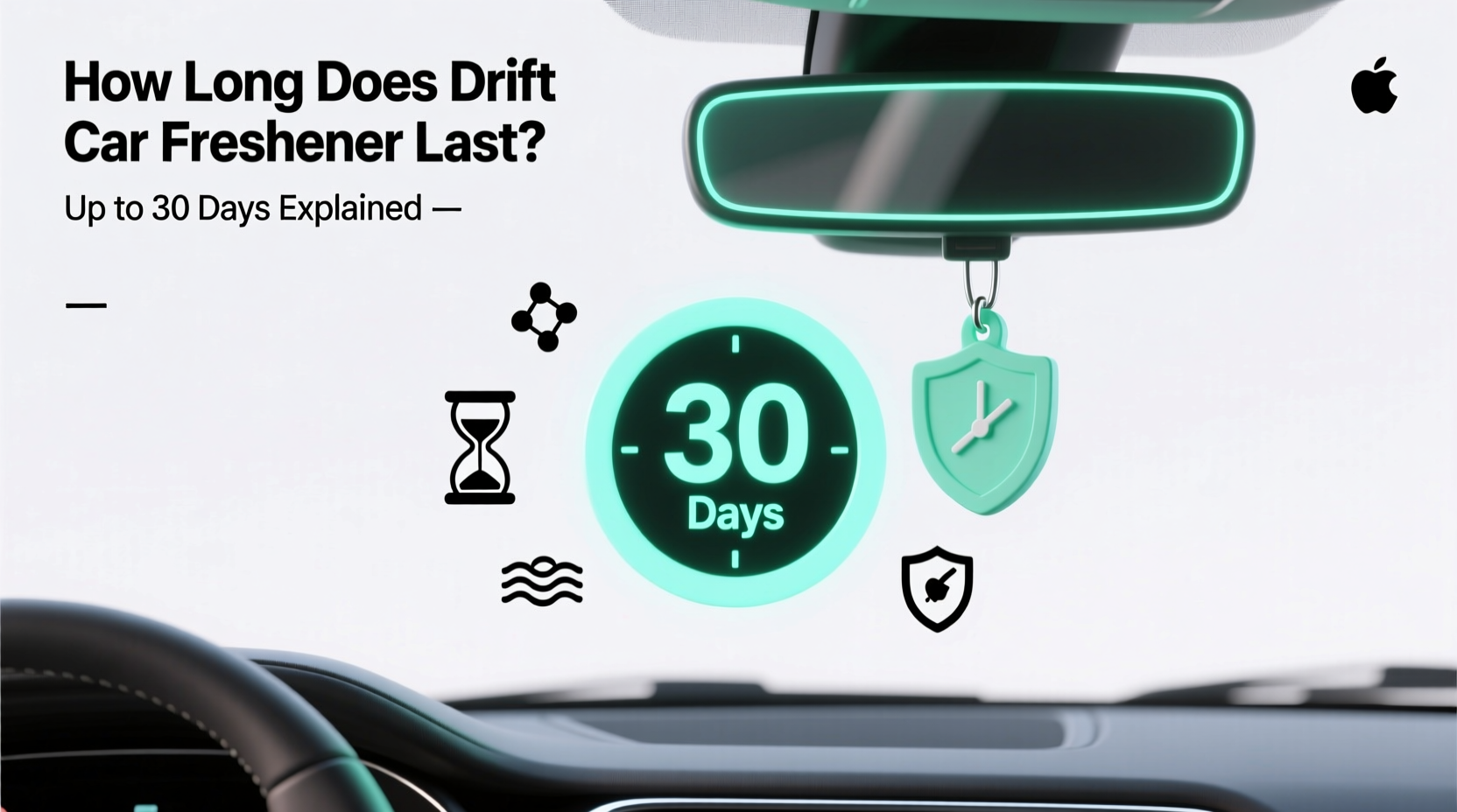 how long does drift car freshener last