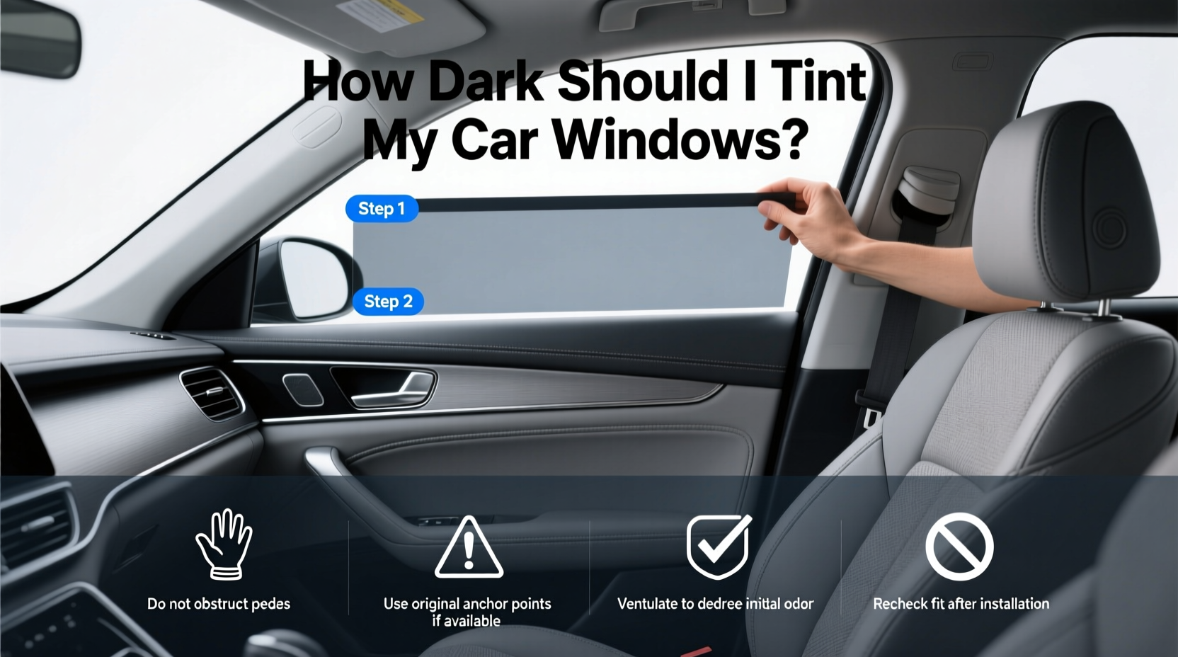 How to Choose How Dark Should I Tint My Car Windows