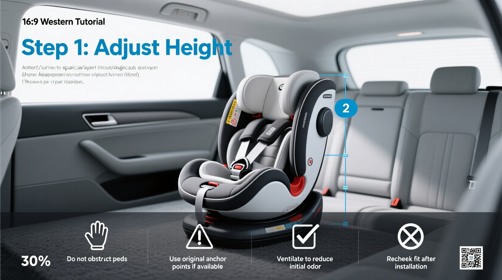 car seat height for child