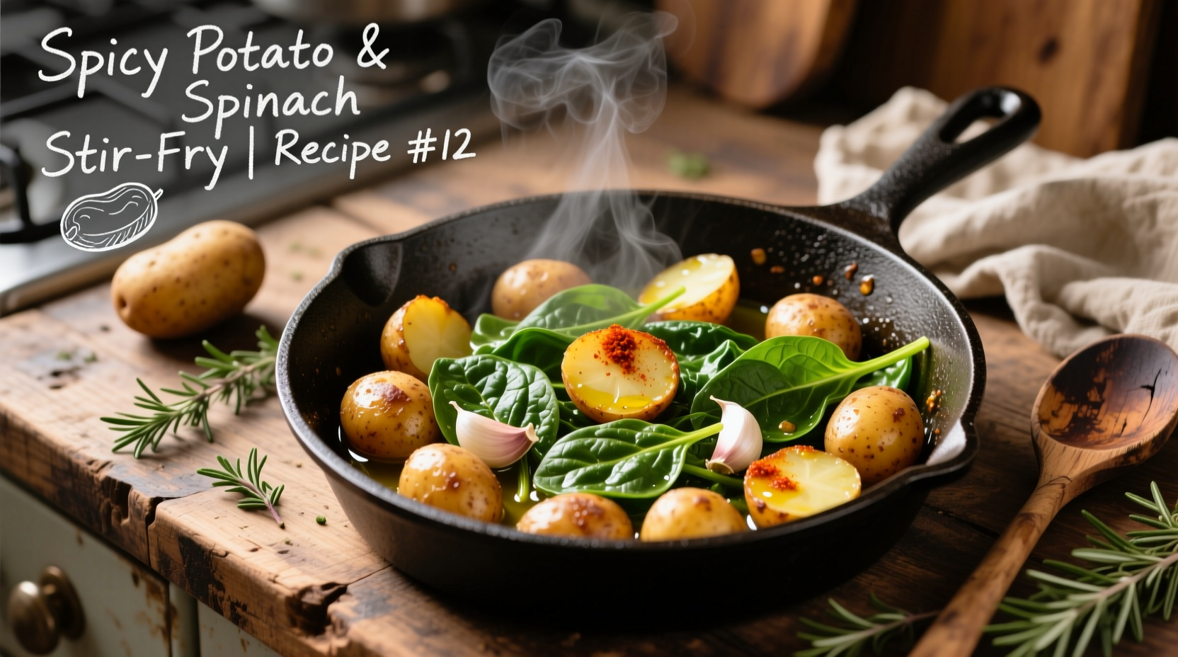 Perfect Potato Spinach Recipe: Ready in 30 Minutes