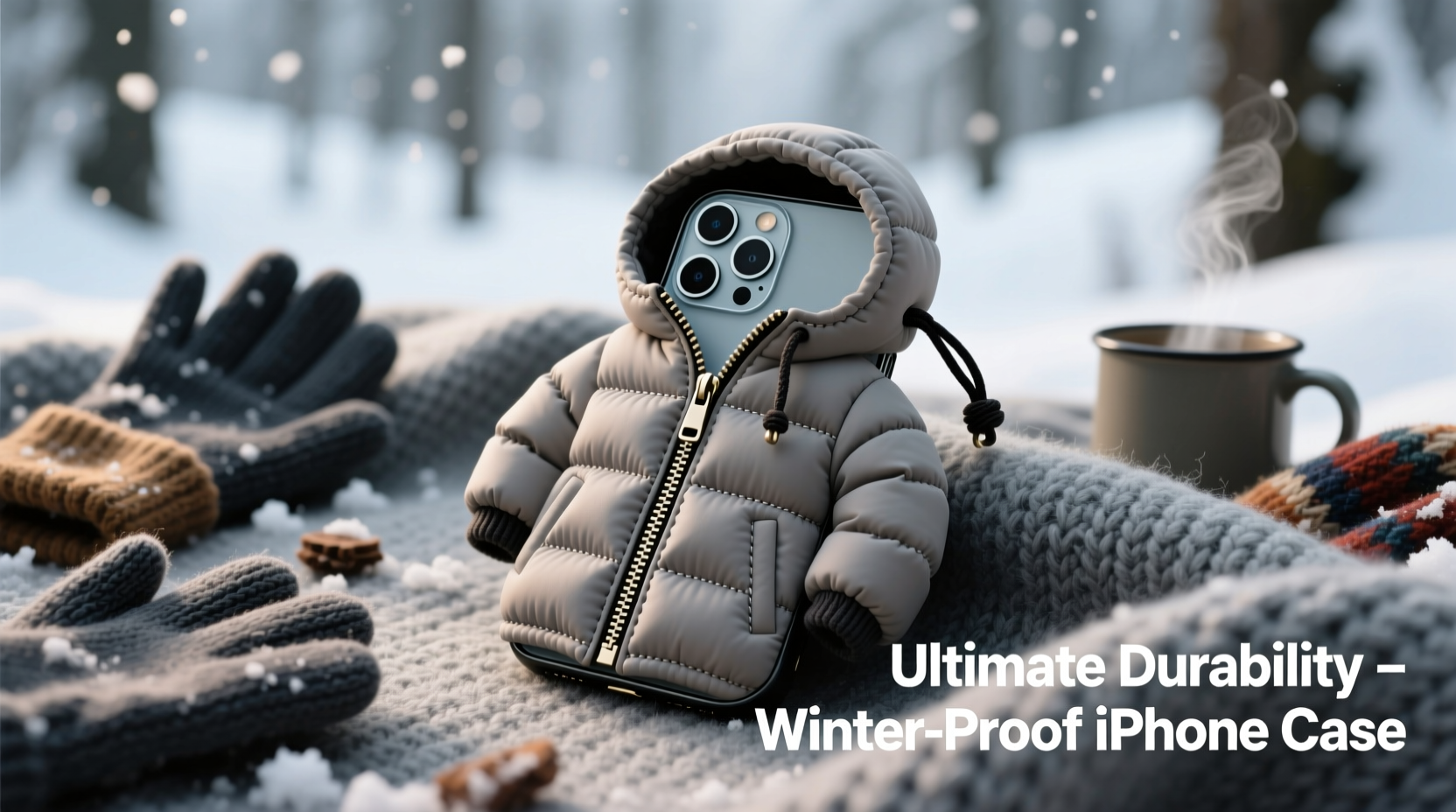 creative ways to protect your iphone using a down jacket case for ultimate durability