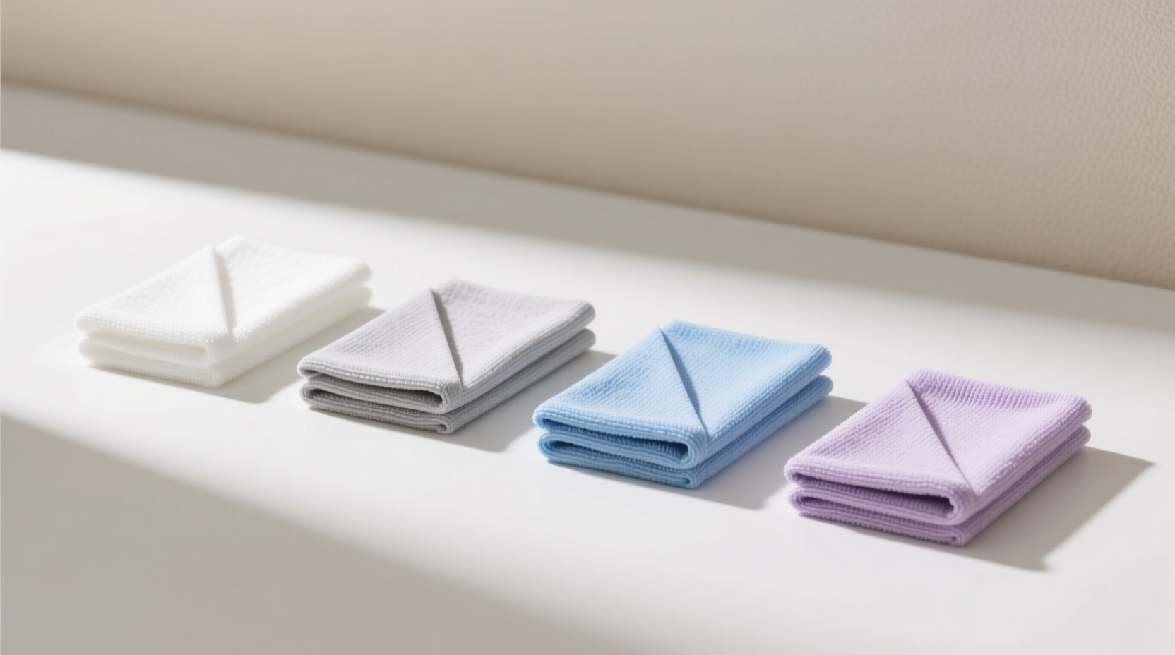 clean microfiber cleaning cloths