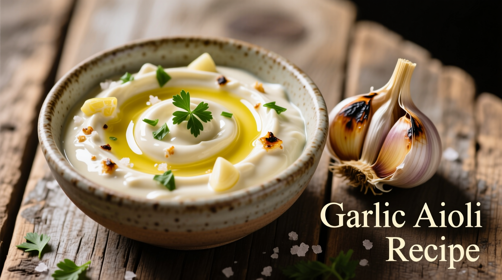 garlic aioli recipe with mayonnaise