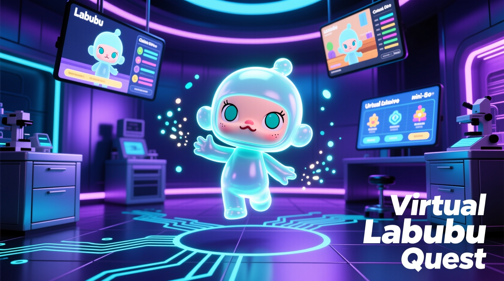 how does popmart virtual labubu work