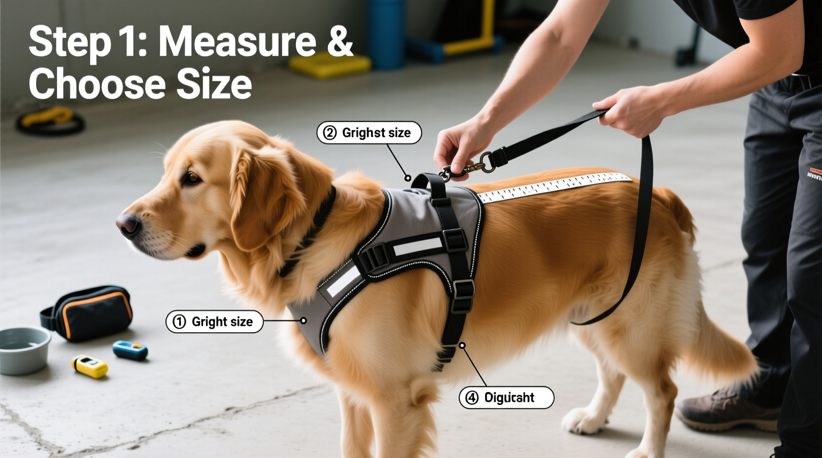step by step guide to properly fitting a dog harness and leash for maximum comfort and control
