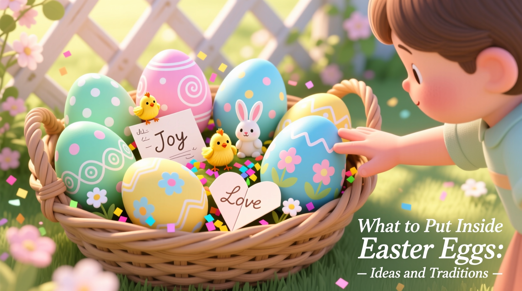 what do you put inside easter eggs
