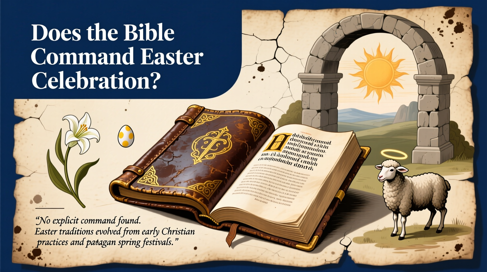 do the the bible anywhere command us to celebrate easter