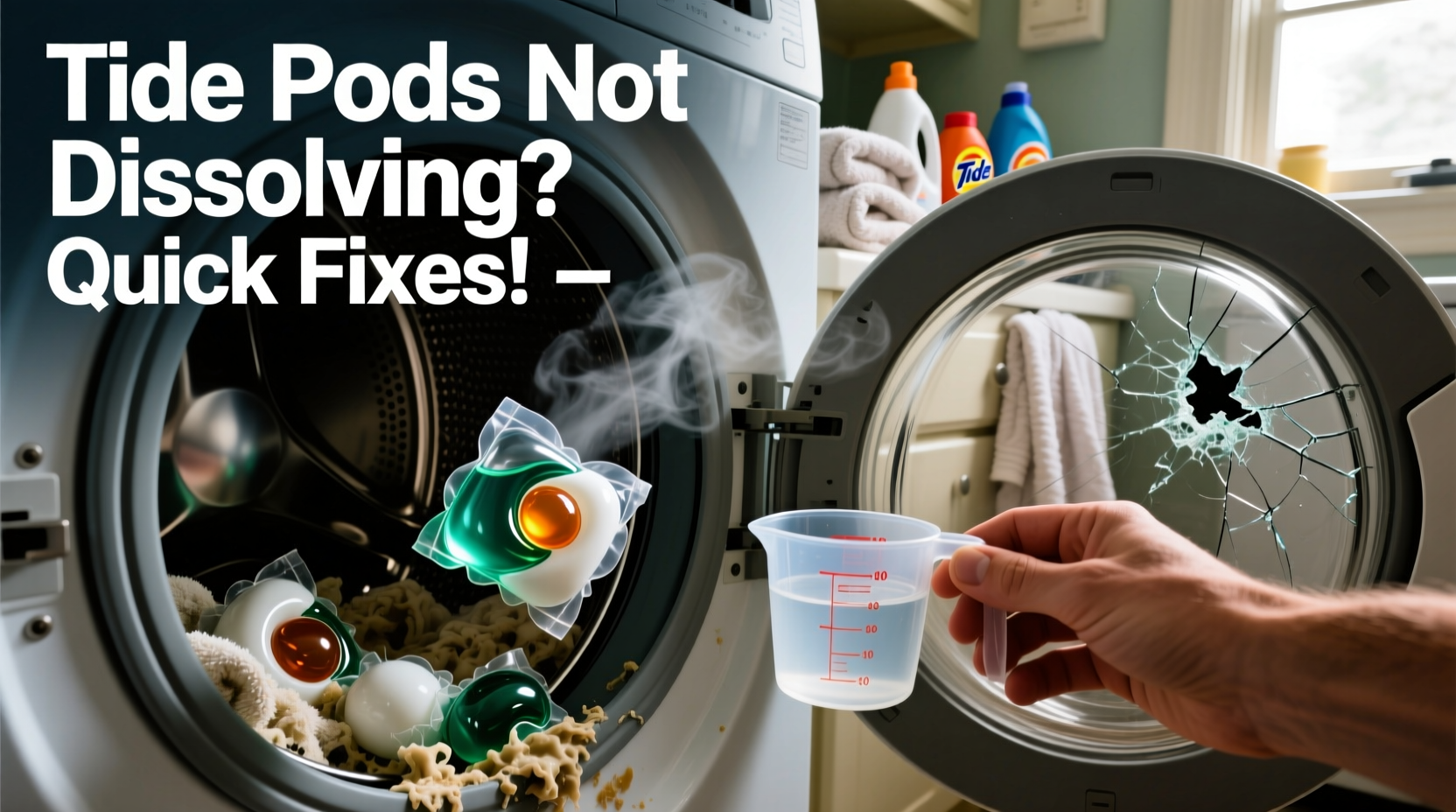 tide pods not dissolving reasons quick fixes
