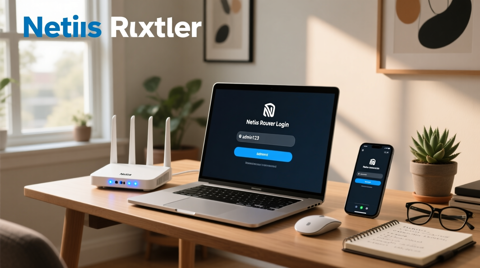 netis router login password default reset guide