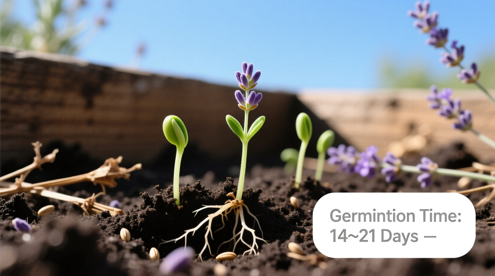 how long do lavender seeds take to germinate