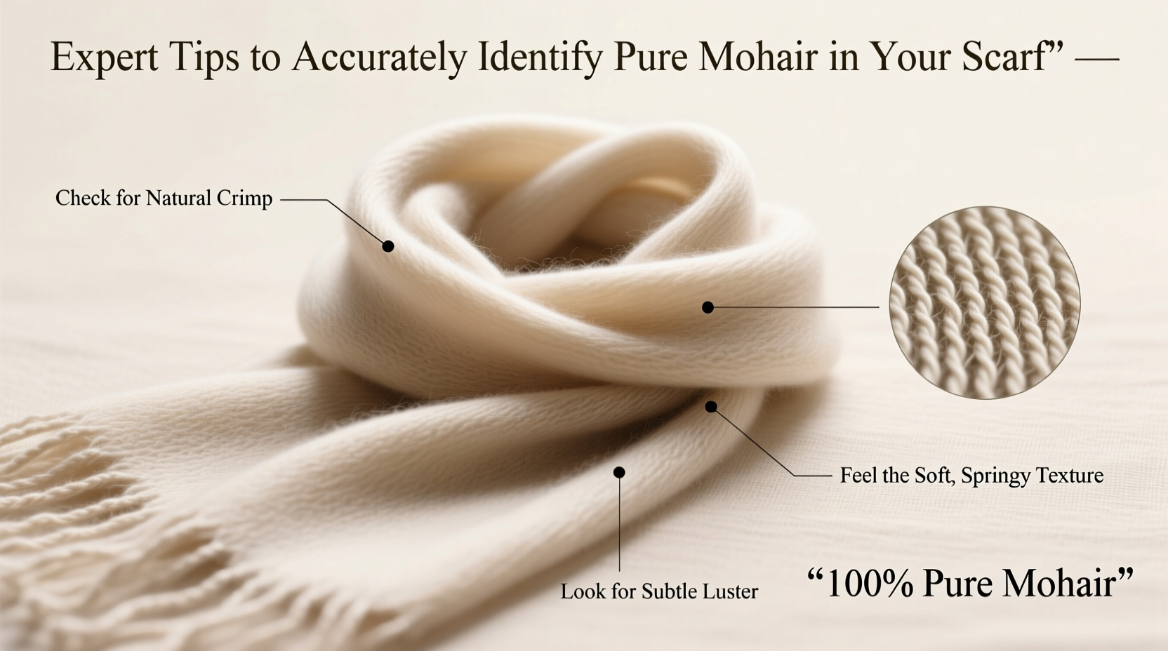 expert tips to accurately identify pure mohair in your scarf a practical guide