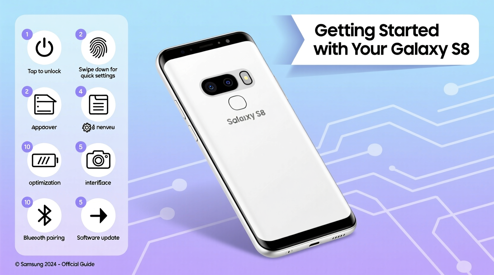 getting started with your galaxy s8 mobile phone a complete beginners guide