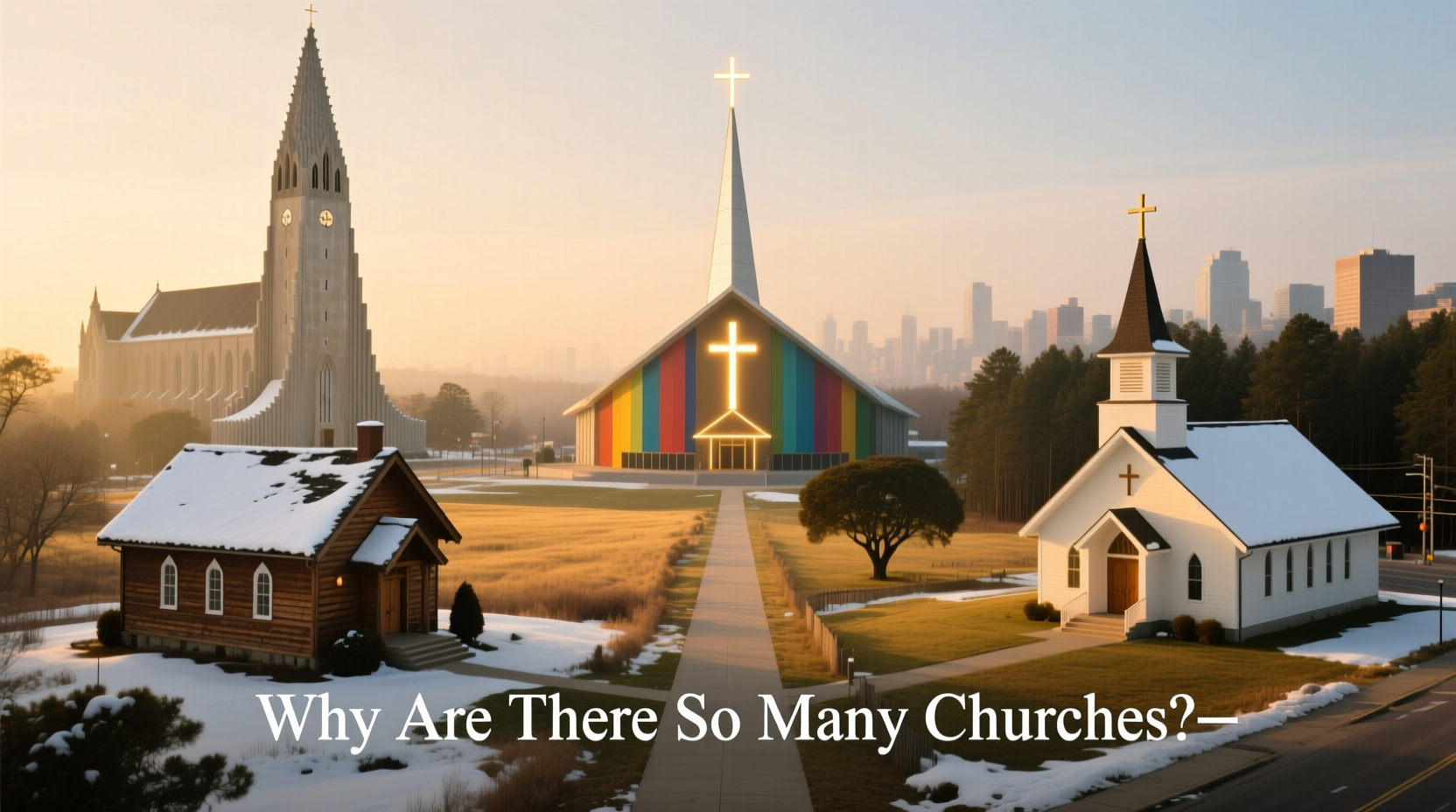 why are there so many churches exploring the reasons
