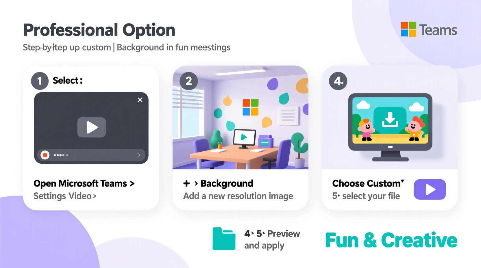 step by step guide to setting up custom backgrounds in microsoft teams for professional and fun meetings