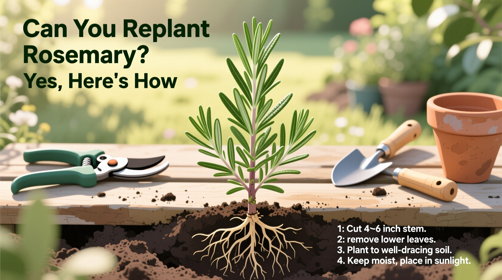 Can You Replant Rosemary? Yes, Here's How