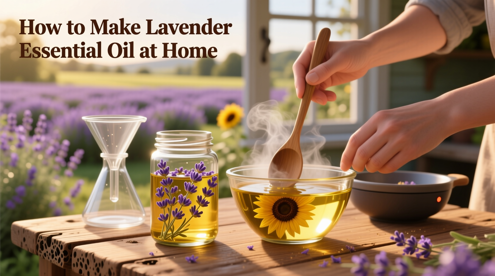 how to make essential oil lavender