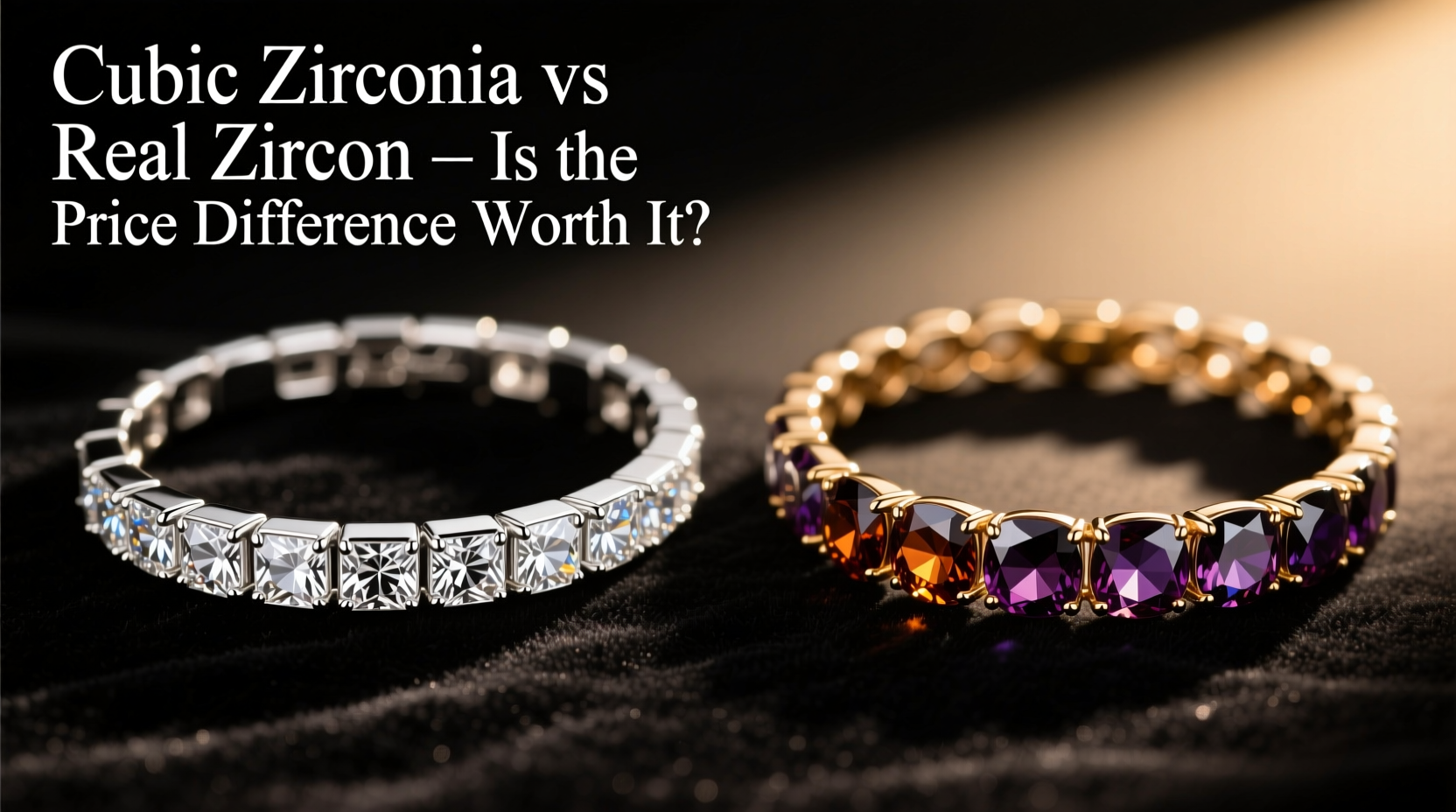 cubic zirconia vs real zircon bracelet is the price difference worth it