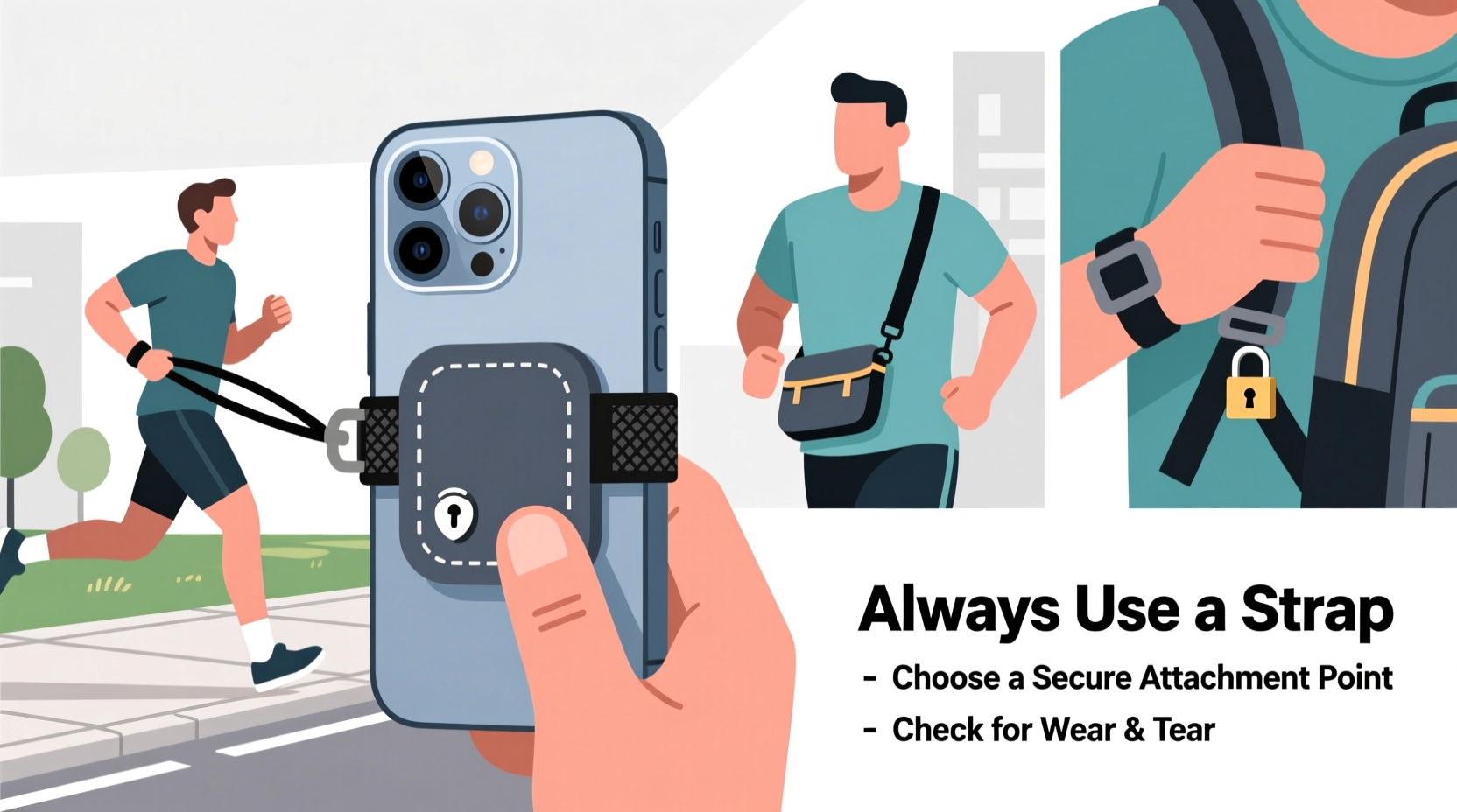 effective strategies to secure your phone using straps and prevent loss